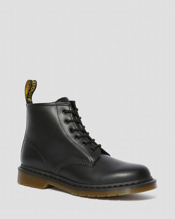 Dr Martens Dámské Kotníkové Boty 101 Smooth Černé, CZ-879132